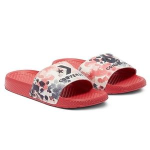 New Converse Festival Print Pink All Star Slides